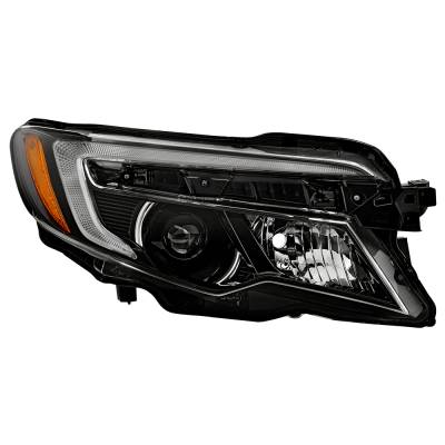Spyder Auto - Spyder Auto 9956294 Right Black Headlight for 16-22 Passport/Pilot Ridgeline