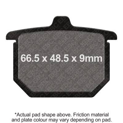 EBC Motorcycle Brakes - EBC Motorcycle Brakes FA31 Organic FA Series Pads for CB750F Super Sport CBX