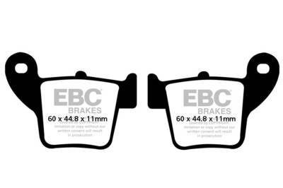 EBC Motorcycle Brakes - EBC Motorcycle Brakes FA346R R Series Heavy Duty Sintered Pads