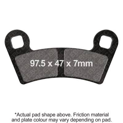 EBC Motorcycle Brakes - EBC Motorcycle Brakes SXR456HH SXR Series Sintered Race Pads