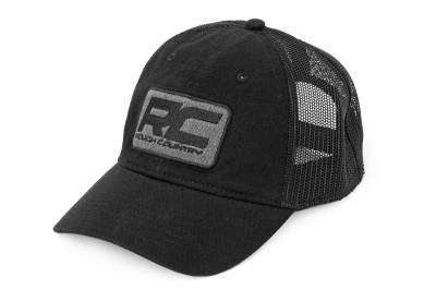 Rough Country Suspension Systems - Rough Country 84120 Hat Mesh RC Patch Black