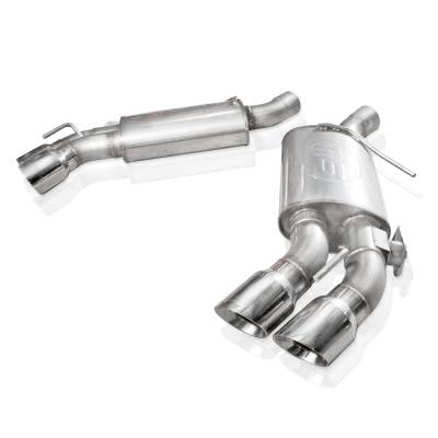 Stainless Works - Stainless Works CA16RVMKSFCR Redline Axleback Factory Connect Quad 4" Tips