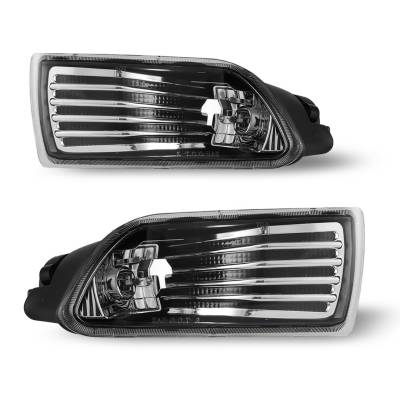 Winjet - Winjet CFWJ-0070-C Clear Fog Lights w/Wiring Kit for 05-10 Scion TC