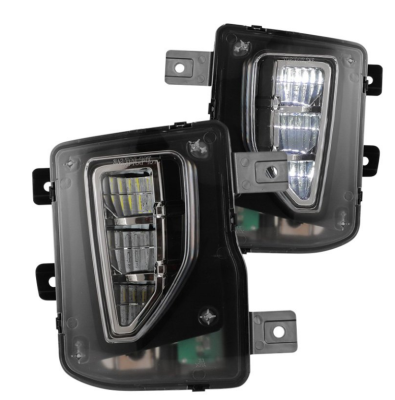 Winjet - Winjet CFWJ-0590-C Clear LED Fog Lights w/Wiring Kit for 16-17 Chevy Silverado