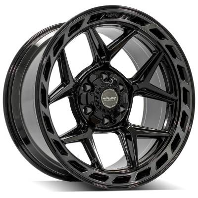4PLAY - 4PLAY Wheels 4P55 20x10 6x5.5/135 -18mm Black/Machine 4P55-20100-6D55-18BBT