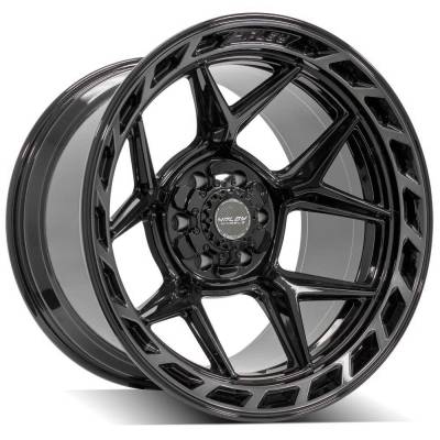 4PLAY - 4PLAY Wheels 4P55 20x12 6x5.5/135 -44mm Black/Machine 4P55-20120-6D55-44BBT