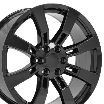OE Wheels LLC - OE Wheels CA82-22090-6550-31B CA82 22x9 6x5.5 31mm Gloss Black