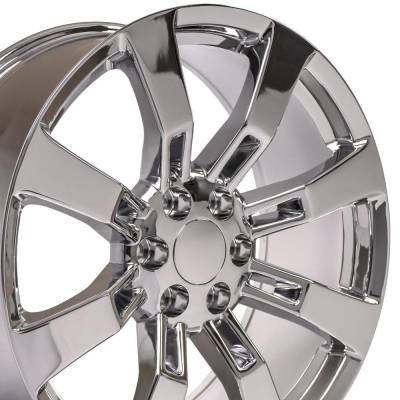 OE Wheels LLC - OE Wheels CA82 22x9 6x5.5 31mm Chrome CA82-22090-6550-31C