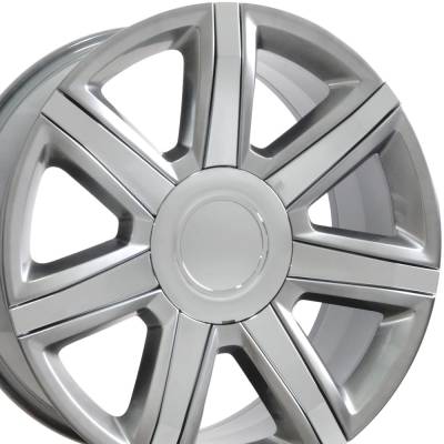 OE Wheels LLC - OE Wheels CA87 22x9 6x5.5 31mm Hyper Silver CA87-22090-6550-31HS-ic