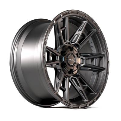 4PLAY - 4PLAY Wheels 4PS20 17x9 5x5.0/5.5 -6mm Satin Black 4PS20-17090-5D55-6B1