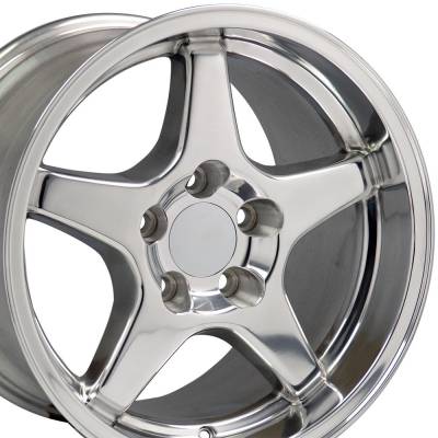 OE Wheels LLC - OE Wheels CV01 17x11 5x4.75 50mm Polished CV01-17110-5475-50P