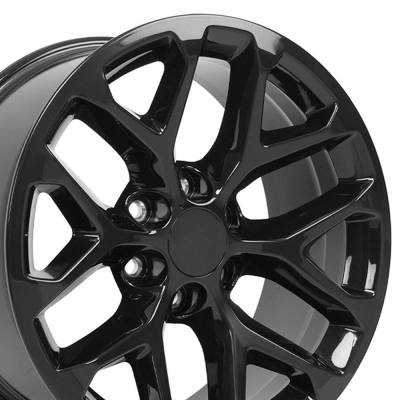 OE Wheels LLC - OE Wheels CV98B-20090-6550-24B CV98B 20x9 6x5.5 27mm Black