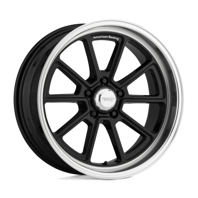American Racing Vintage - American Racing VN510 DRAFT 18x10 5x5.0 0mm Gloss Black/Diamond VN51081050300