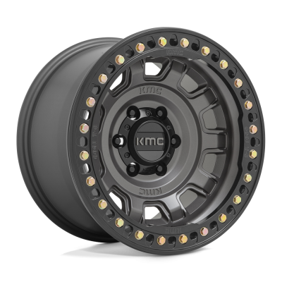 KMC - KMC Wheels KM236 TANK BEADLOCK 17x9 5x5.0 -15mm Anthracite KM23679050415N