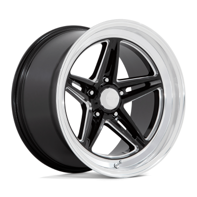 American Racing Vintage - American Racing VN514 GROOVE 18x8 5x5.0 0mm Gloss Black/Milled VN514BE18805000