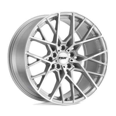 TSW - TSW Wheels SEBRING 18x9.5 5x120 20mm Silver/Mirror Cut 1895SEB205120S76