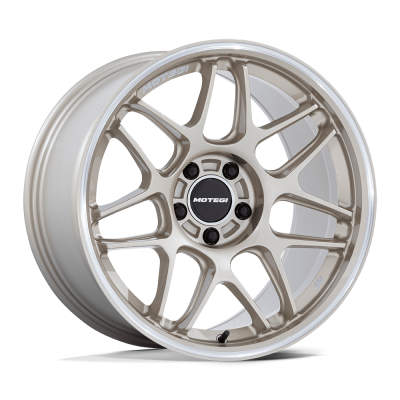 Motegi - Motegi Wheels MR158 TSUBAKI 18x8.5 5x112 42mm Gold/Machined MR158GD18855742