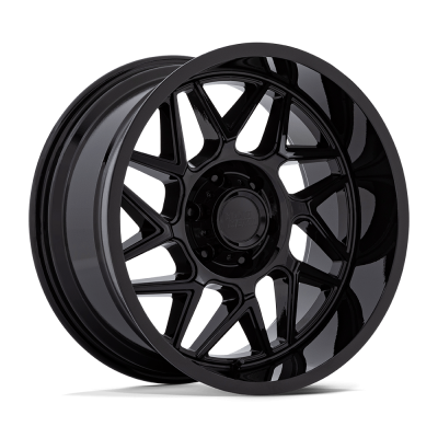 Moto Metal - Moto Metal MO812BX20906801 MO812 TURBINE 20x9 6x5.5 1mm Gloss Black