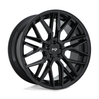 Niche 1PC - Niche Wheels M224 GAMMA 22x10.5 5x5.0 35mm Gloss Black M224220575+35