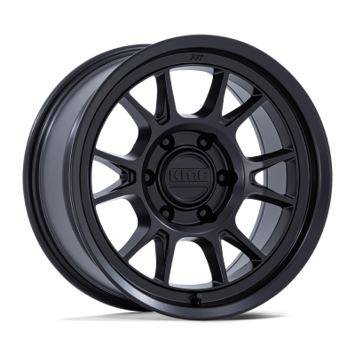 KMC - KMC Wheels KM729 RANGE 17x8.5 5x5.0 -10mm Matte Black KM729MX17855010N