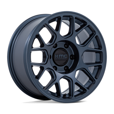 KMC - KMC Wheels KM730 HATCHET 17x8.5 5x5.0 -10mm Metallic Blue KM730LX17855010N