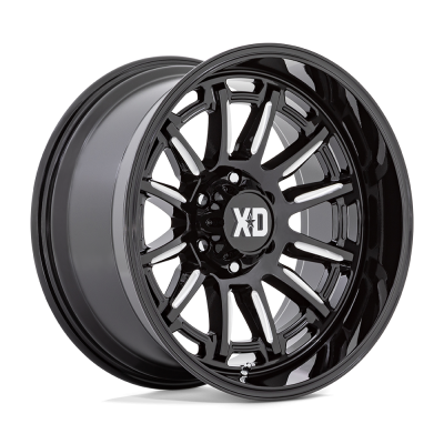 XD - XD Wheels XD865 PHOENIX 20x10 5x5.0 -18mm Gloss Black/Milled XD86521050318N