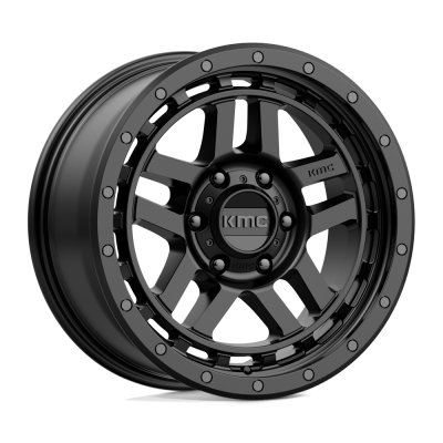 KMC - KMC Wheels KM540 RECON 18x8.5 6x4.5 18mm Satin Black KM54088564718