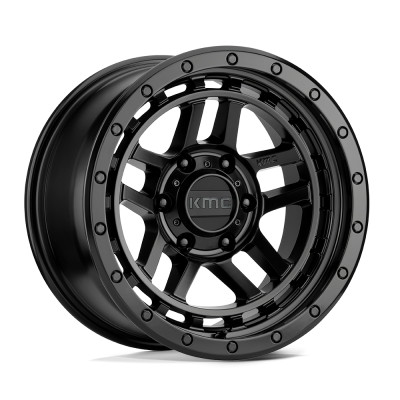 KMC - KMC Wheels KM540 RECON 18x8.5 6x120 0mm Satin Black KM54088577700