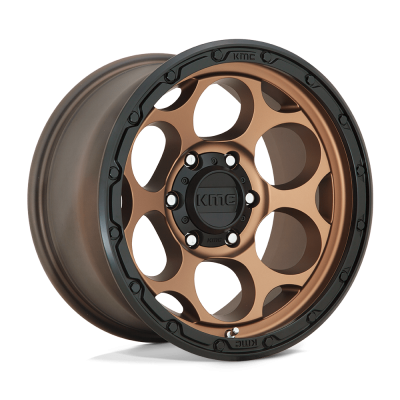 KMC - KMC Wheels KM541 DIRTY HARRY 17x8.5 5x5.0 0mm Matte Bronze/Black KM54178550600