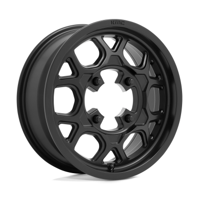 KMC Powersports - KMC Wheels KS133 MESA LITE 15x6 4x156 38mm Satin Black KS13356044738