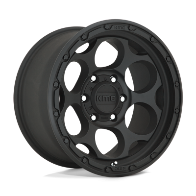 KMC - KMC Wheels KM541 DIRTY HARRY 17x8.5 5x5.0 0mm Matte Black KM54178550700