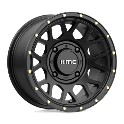 KMC Powersports - KMC Wheels KS135 GRENADE 14x10 4x156 0mm Satin Black KS13541044700