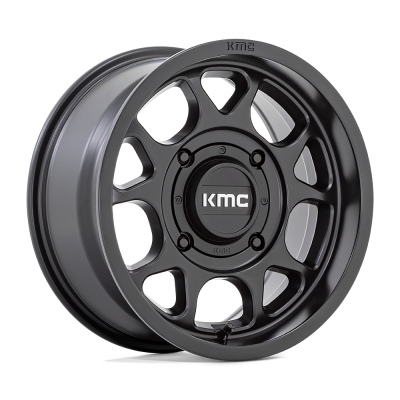 KMC Powersports - KMC Wheels KS137 TORO S UTV 15x7 4x156 10mm Satin Black KS137MX15704410