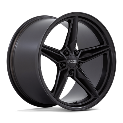 Foose 1PC - Foose Wheels F175 CF8 19x11 5x120 43mm Matte Black F175191113+43