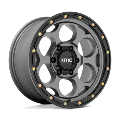 KMC - KMC Wheels KM541 DIRTY HARRY 17x9 5x5.0 -12mm Satin Gray/Black KM54179050912N