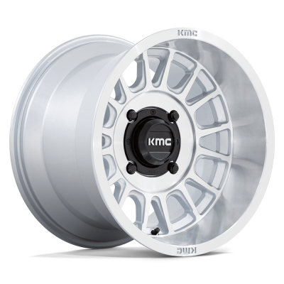 KMC Powersports - KMC Wheels KS138 IMPACT UTV 15x10 4x156 0mm Silver/Machined KS138SD15104400