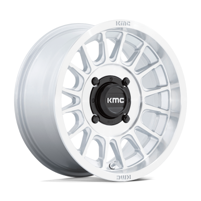 KMC Powersports - KMC Wheels KS138 IMPACT UTV 15x7 4x137 10mm Silver/Machined KS138SD15704810