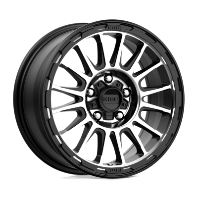 KMC - KMC Wheels KM542 IMPACT 16x7 5x110 30mm Satin Black/Machined KM54267042530
