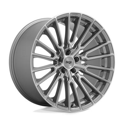 Niche 1PC - Niche Wheels M251 PREMIO 20x10.5 5x4.5 40mm Platinum/Brushed M251200565+40