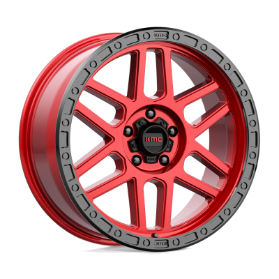 KMC - KMC Wheels KM544 MESA 20x9 5x150 25mm Candy Red/Black KM54429058925