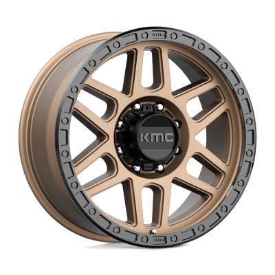 KMC - KMC Wheels KM544 MESA 20x9 8x180 18mm Matte Bronze/Black KM54429088618