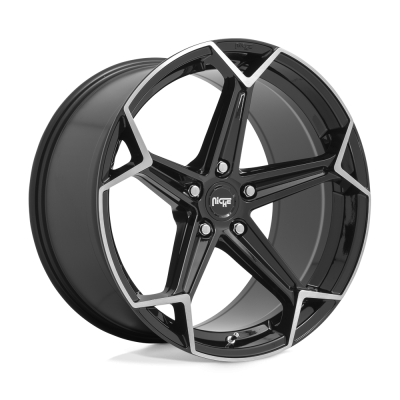 Niche 1PC - Niche Wheels N259 ARROW 20x10.5 5x112 40mm Gloss Black/Brushed M259200544+40