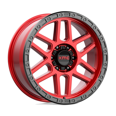 KMC - KMC Wheels KM544 MESA 17x8.5 6x5.5 0mm Candy Red/Black KM54478568900