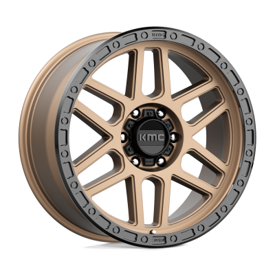 KMC - KMC Wheels KM544 MESA 17x9 6x4.5 18mm Matte Bronze/Black KM54479064618