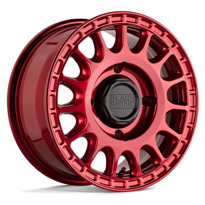 Black Rhino Hard Alloys UTV - Black Rhino Wheels SANDSTORM UTV 15x7 4x110 36mm Candy Red 1570SND364110R80A