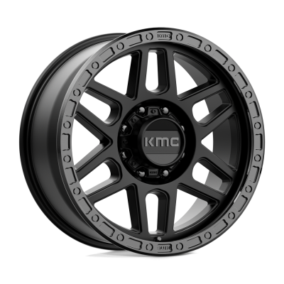 KMC - KMC Wheels KM544 MESA 17x9 8x170 18mm Satin Black/Gloss Black KM54479087718