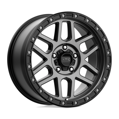 KMC - KMC Wheels KM544 MESA 18x9 5x5.0 18mm Satin Black KM54489050418
