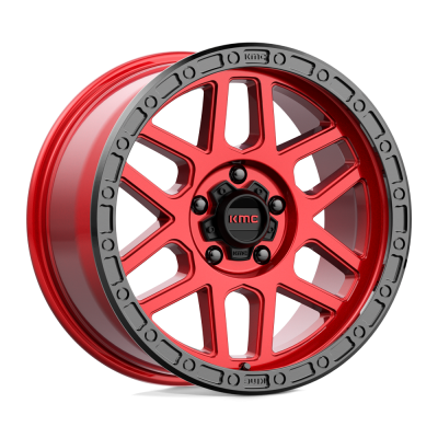 KMC - KMC Wheels KM54489050918 KM544 MESA 18x9 5x5.0 18mm Candy Red/Black