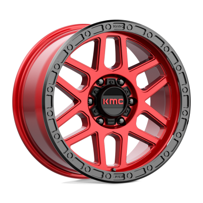 KMC - KMC Wheels KM54489068918 KM544 MESA 18x9 6x5.5 18mm Candy Red/Black