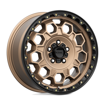 KMC - KMC Wheels KM54578045638 KM545 TREK 17x8 5x4.25 38MM Matte Bronze/Black